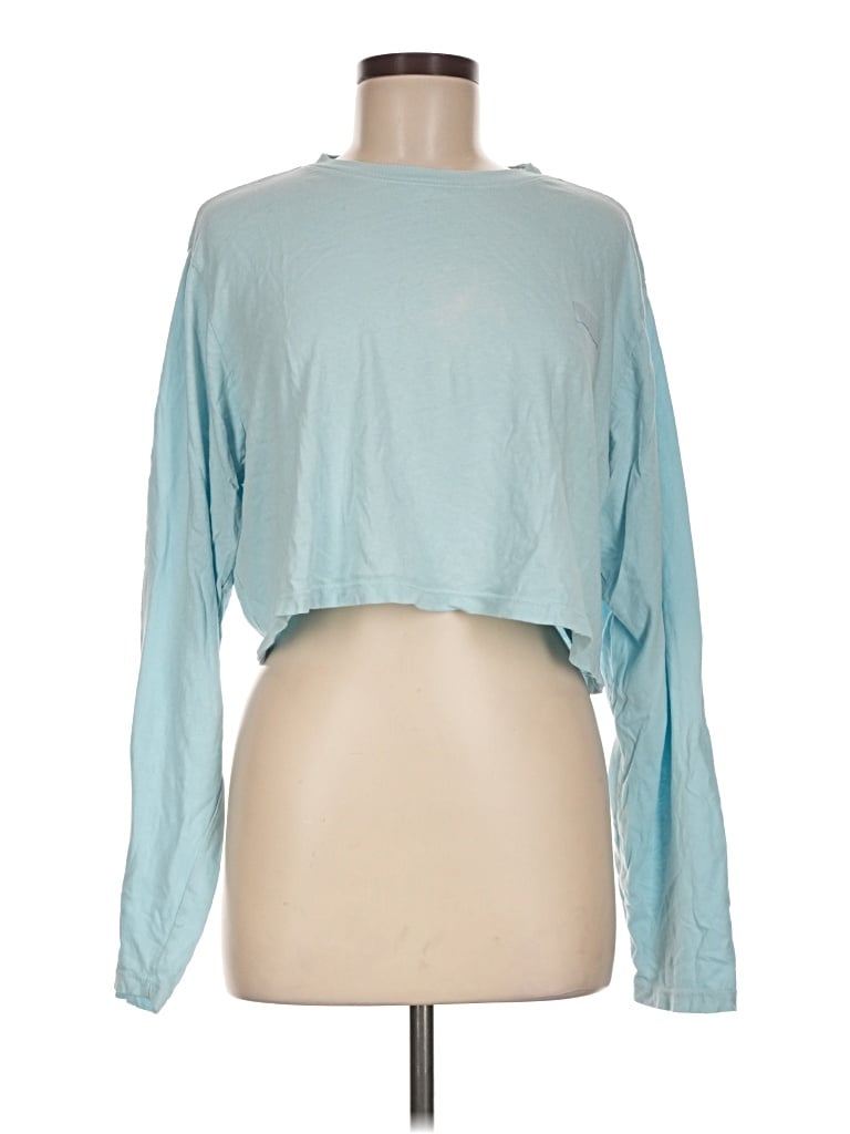Pre-owned Set Active Long Sleeve T-shirt In Teal