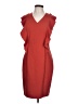 En Focus Studio Solid Red Cocktail Dress Size 10 - photo 1