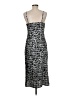 Express 100% Polyester Animal Print Silver Cocktail Dress Size M - photo 2