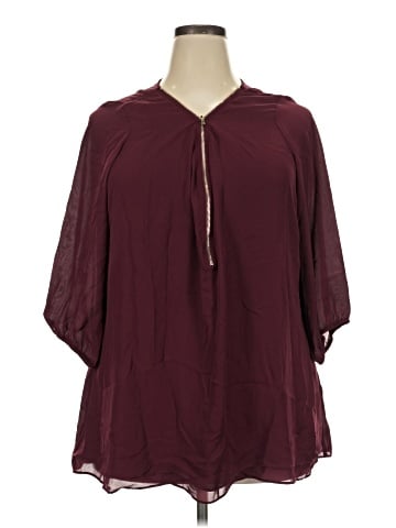 City Chic 3/4 Sleeve Blouse (view 1)