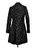 Via Spiga Animal Print Black Coat Size 4 - photo 2