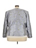 Cachet Floral Gray Blazer Size 24 - photo 2