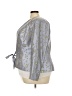 Cachet Floral Gray Blazer Size 24 - photo 5