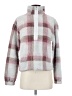 No Boundaries 100% Recycled Polyester Plaid Silver Pullover Sweater Size S - photo 1