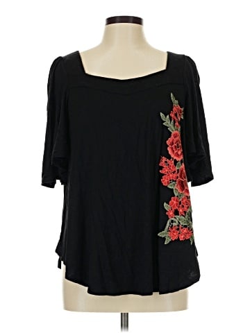 Lapis 3/4 Sleeve Top (view 1)
