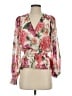 Express 100% Polyester Pink 3/4 Sleeve Blouse Size S - photo 1