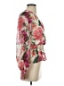 Express 100% Polyester Pink 3/4 Sleeve Blouse Size S - photo 4