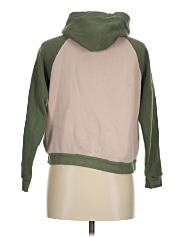 Madewell MWL Betterterry Hoodie Sweatshirt in Colorblock (view 2)