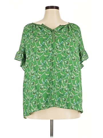 Max Studio Short Sleeve Blouse (view 1)