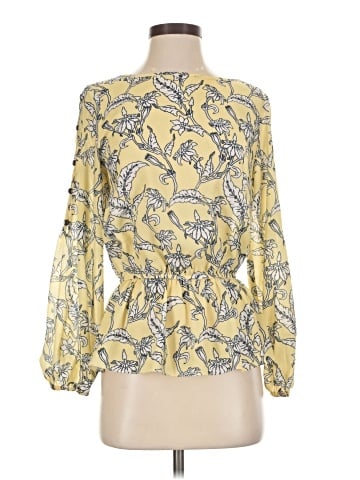 Waverly Grey Long Sleeve Blouse (view 1)
