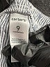 Carter's 100% Cotton Stripes Silver Shorts 6-9 MO / 9 MO - photo 3
