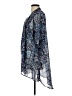 Mudd 100% Polyester Blue Kimono Size S - photo 5