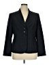 Le Suit 100% Polyester Solid Blue Gray Blazer Size 16 - photo 1