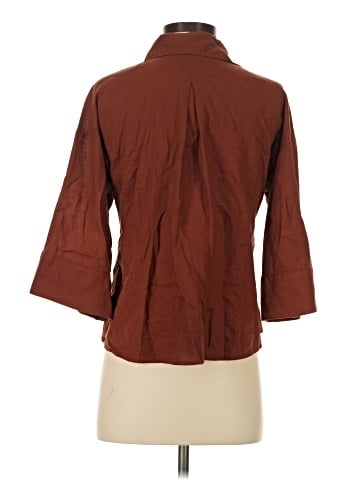 H&M 3/4 Sleeve Button-Down Shirt (view 2)