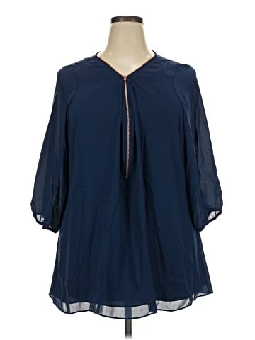 City Chic 3/4 Sleeve Blouse (view 1)