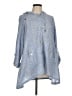 Sigrid Olsen Blue Raincoat Size M - photo 1