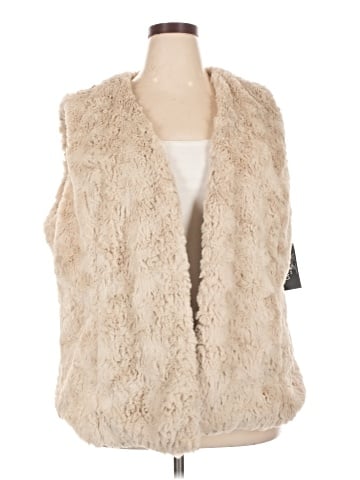 CoffeeShop Faux Fur Vest (view 1)