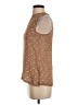 Theory Print Tan Brown Sleeveless Blouse Size P (petite) - photo 5