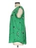 Pleione 100% Polyester Green Sleeveless Blouse Size L - photo 5
