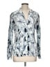 Vince. 100% Polyester Blue Long Sleeve Blouse Size L - photo 1