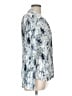 Vince. 100% Polyester Blue Long Sleeve Blouse Size L - photo 4