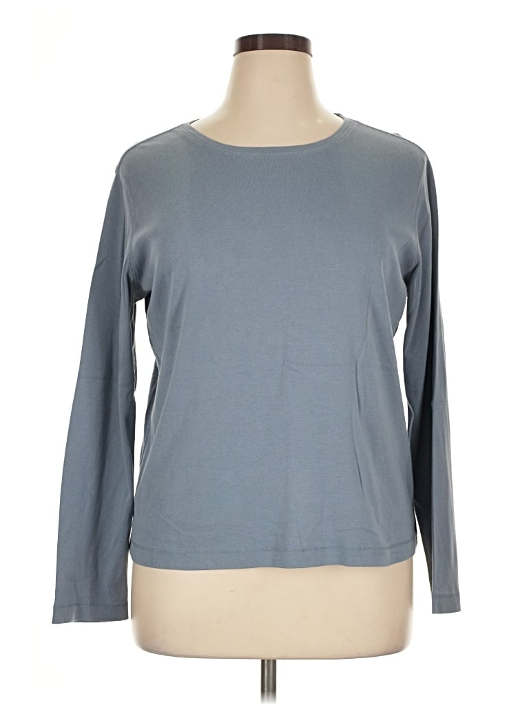 Pre-owned Kate Hill Long Sleeve T-shirt In Gray