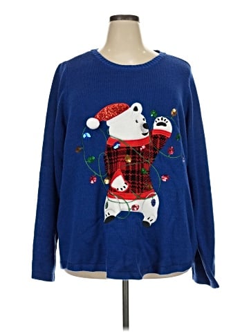 Karen Scott Pullover Sweater (view 1)