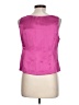Perceptions 100% Polyester Pink Sleeveless Blouse Size 12 (petite) - photo 2