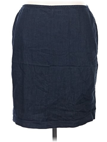 New York & Company Denim Skirt (view 1)
