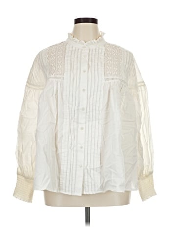 Terra & Sky Long Sleeve Blouse (view 1)