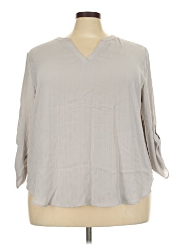 Maurices 3/4 Sleeve Blouse (view 1)