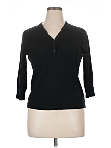 Lauren by Ralph Lauren Long Sleeve Henley (view 1)