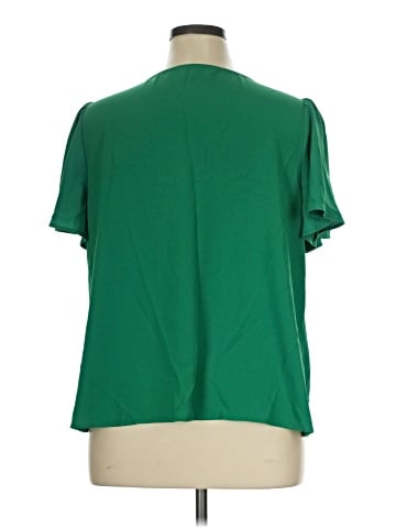 LC Lauren Conrad Short Sleeve Blouse (view 2)