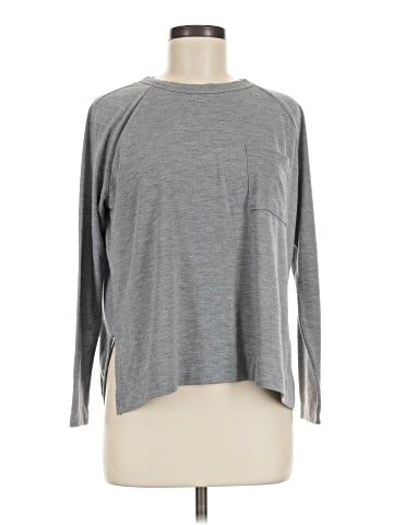 Zara W&B Collection 3/4 Sleeve T-Shirt (view 1)