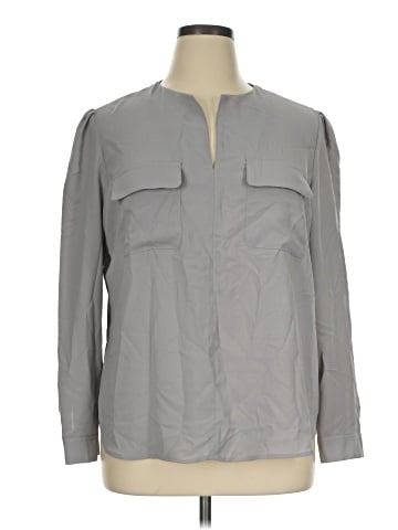 Jones New York Signature Long Sleeve Blouse (view 1)