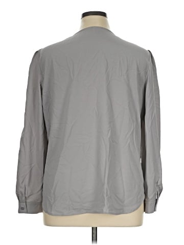 Jones New York Signature Long Sleeve Blouse (view 2)
