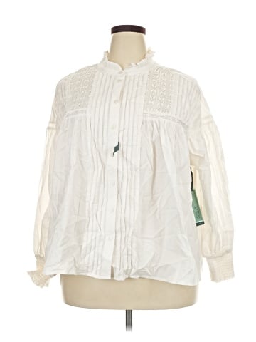Terra & Sky Long Sleeve Blouse (view 1)