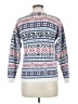 Assorted Brands 100% Acrylic Print White Pullover Sweater Size M - photo 2