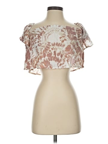Charlotte Russe Short Sleeve Blouse (view 1)