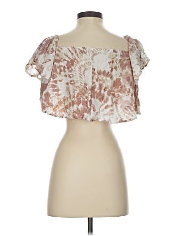 Charlotte Russe Short Sleeve Blouse (view 2)