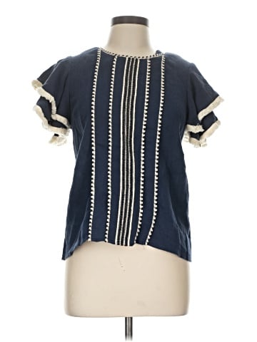 Moon River Short Sleeve Blouse (view 1)