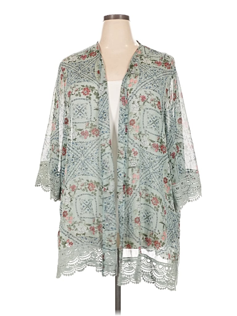 Pre-owned Mason & Belle Kimono In Gray