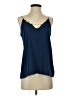 Zara Basic 100% Polyester Blue Sleeveless Blouse Size S - photo 1