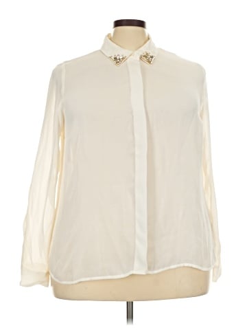 Worthington Long Sleeve Blouse (view 1)