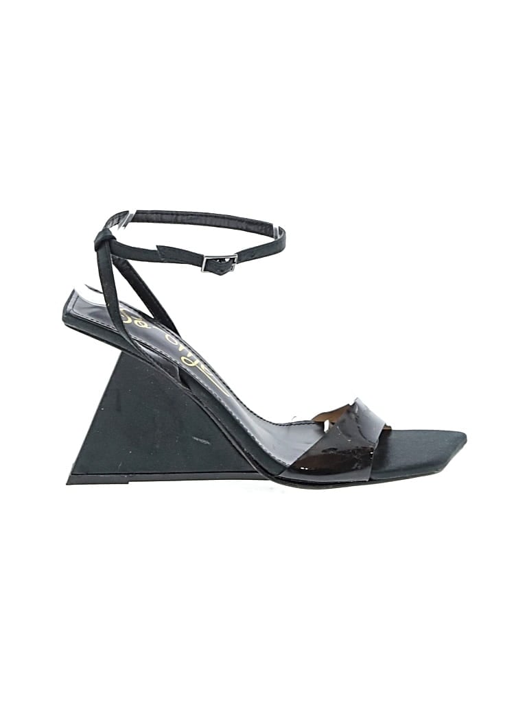 Pre-owned So Me Wedges In Black