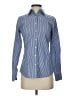 Van Heusen Stripes Blue Long Sleeve Button-Down Shirt Size XS - photo 1