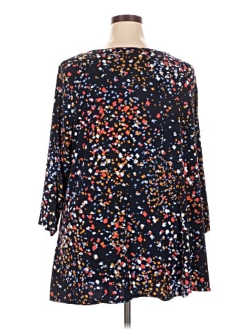 Susan Graver 3/4 Sleeve Blouse (view 2)