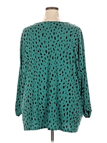 Susan Graver Long Sleeve Blouse (view 2)