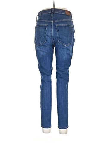 Madewell Curvy High-Rise Skinny Jeans in Sussex Wash: TENCEL&trade; Denim Edition (view 2)