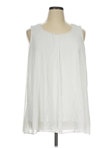 Nina Leonard Sleeveless Blouse (view 1)